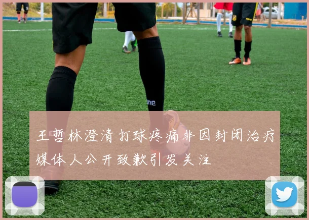 王哲林澄清打球疼痛非因封闭治疗媒体人公开致歉引发关注